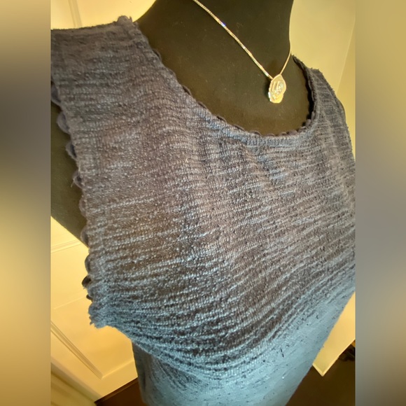 J. Crew Womens Medium Sleeveless Navy Blue Top - Picture 5 of 15